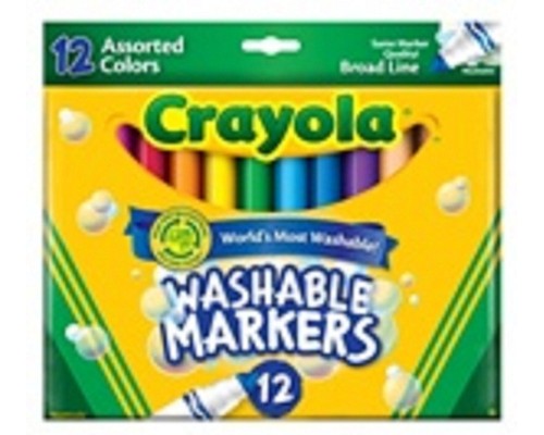Crayola 12ct Broad Markers.